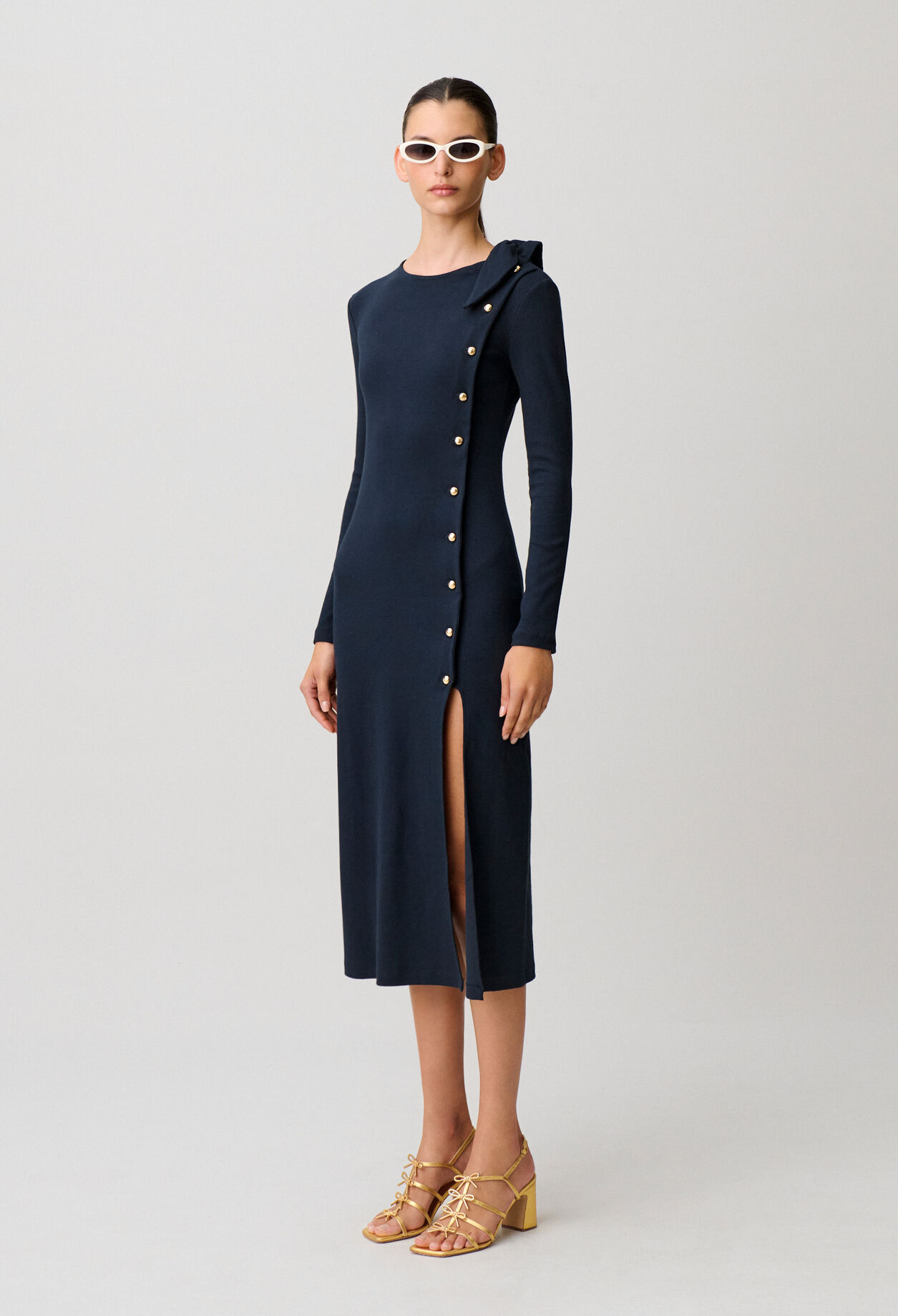 Long knit dress