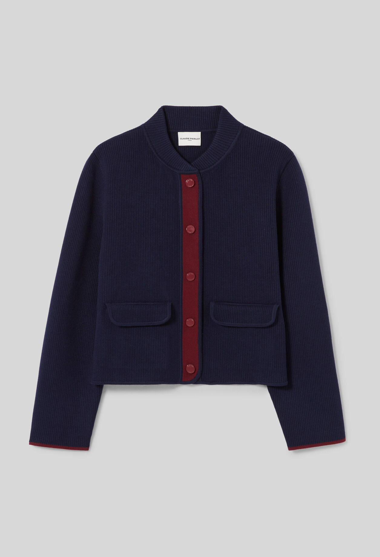 Two-Tone Chunky Cardigan