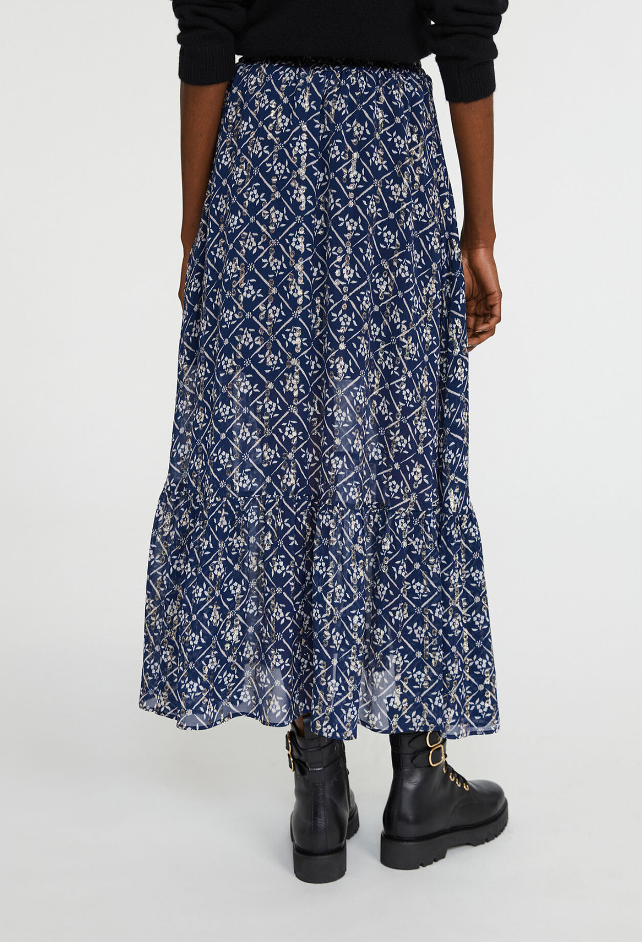 Jupe longue fluide imprimée Jupe longue fluide imprimée