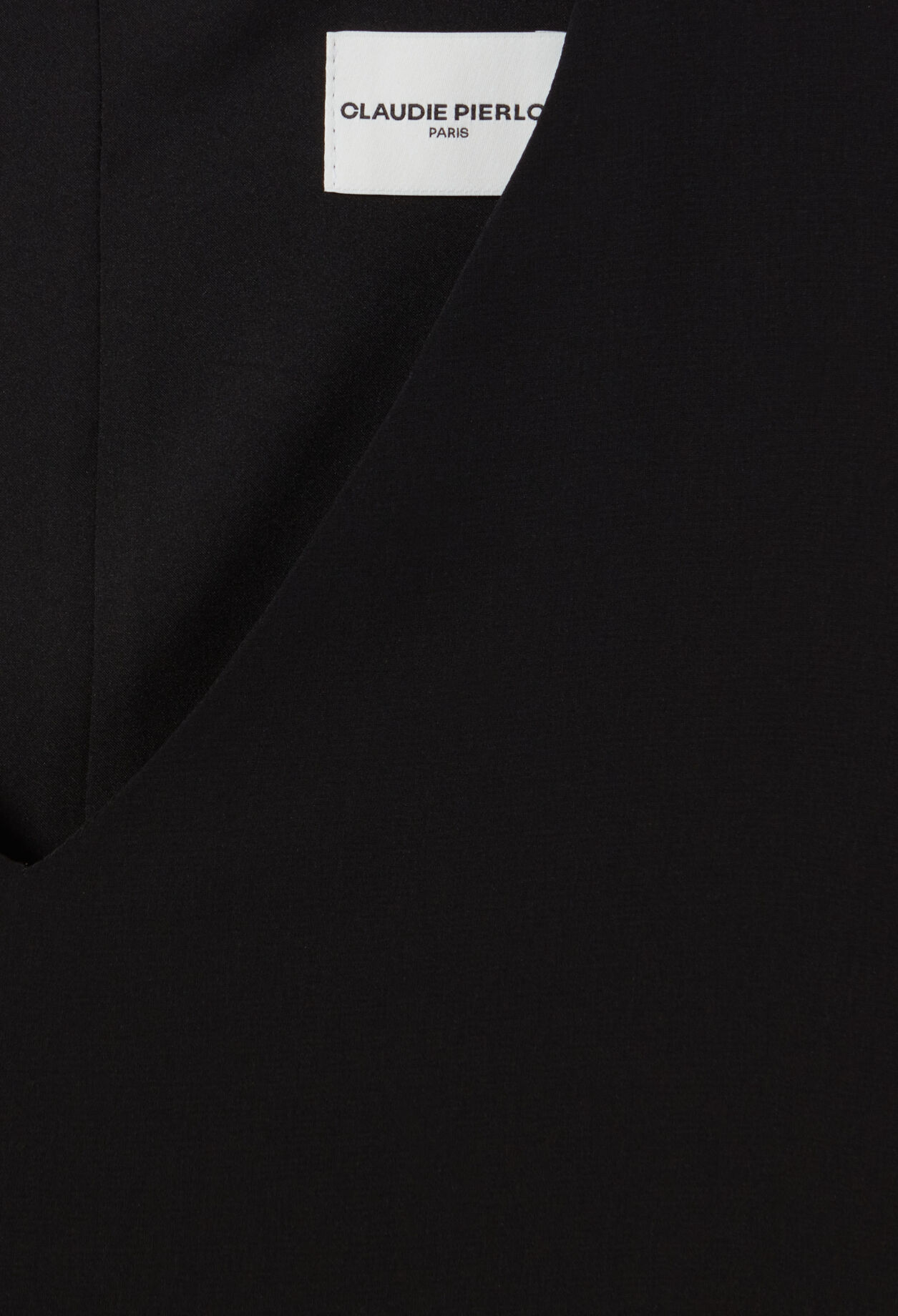 Black flowing babydoll dress