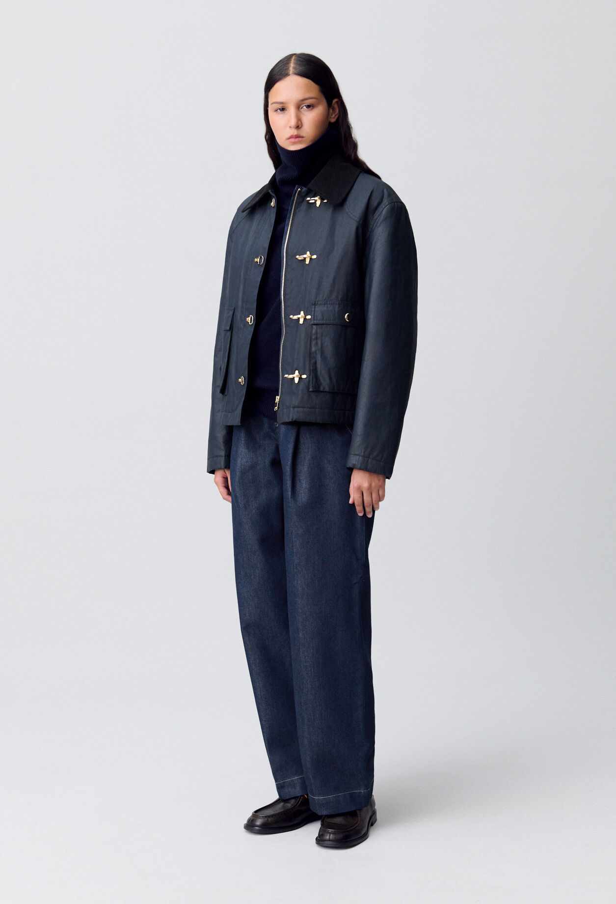 Waxed Short Parka Waxed Short Parka