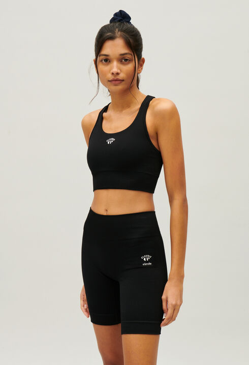 Claudie x Circle Black sports shorts