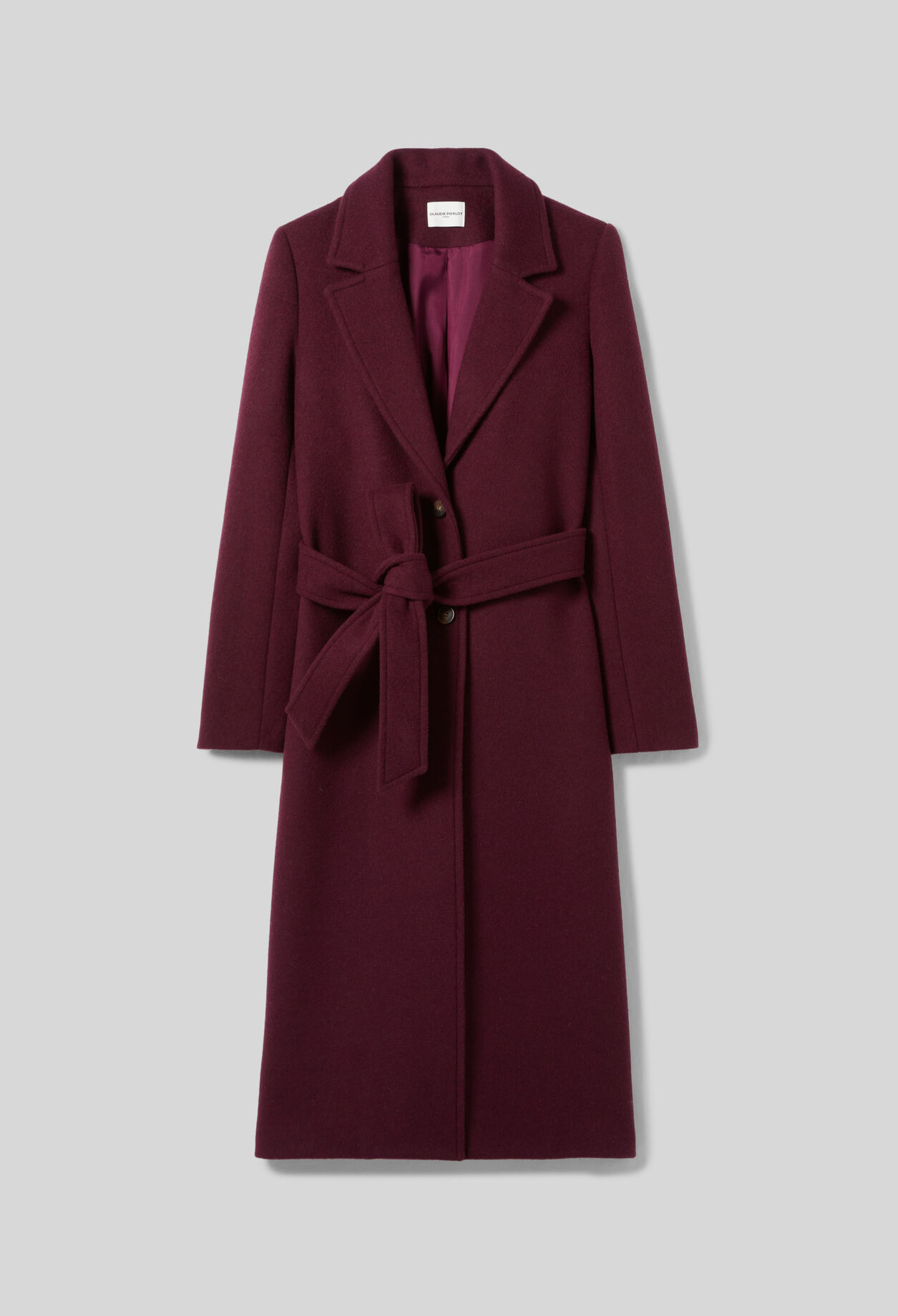 Long double-breasted wool coat Long double-breasted wool coat