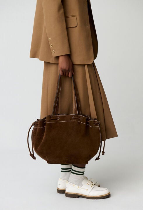 Alban suede leather bag