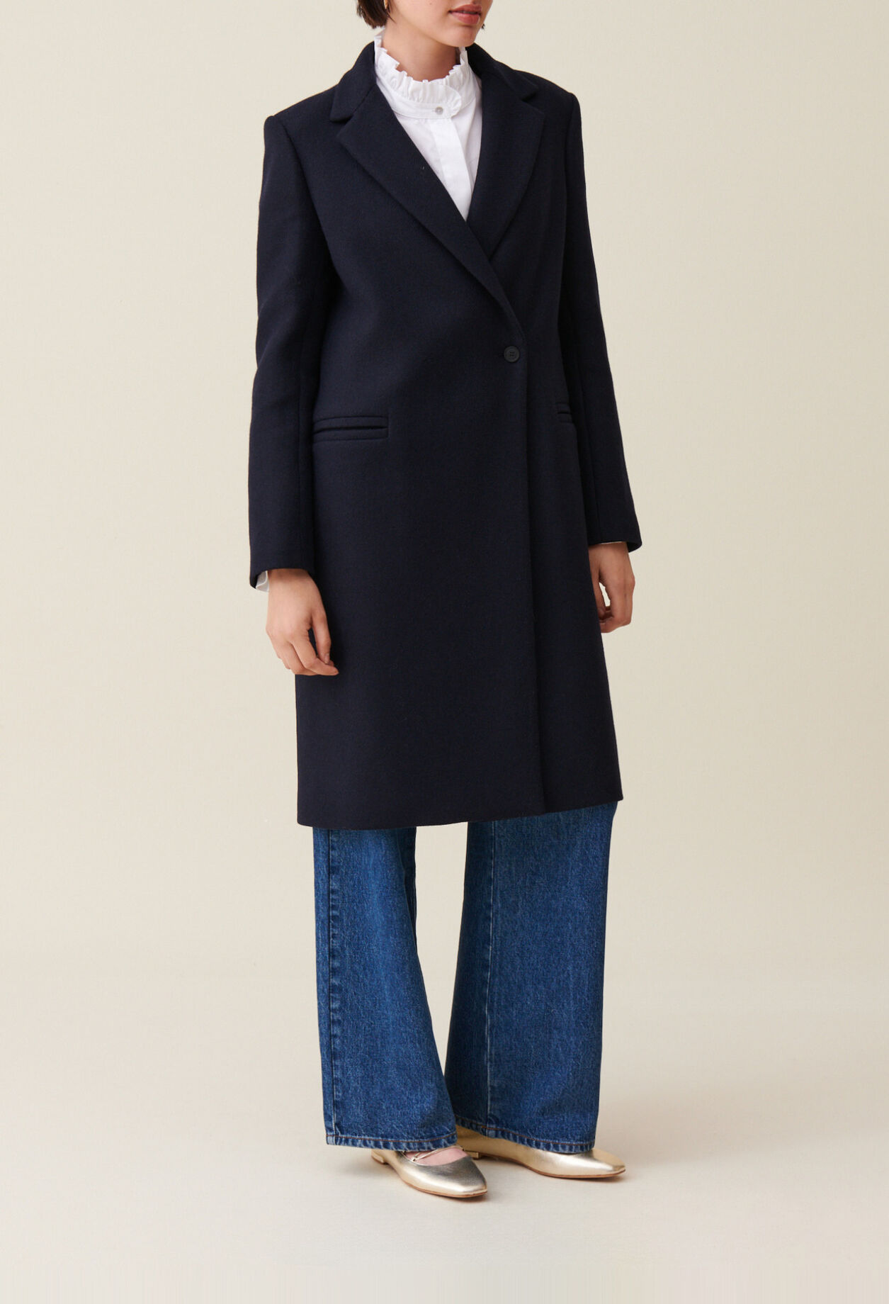 Tailored Mid-Length Coat