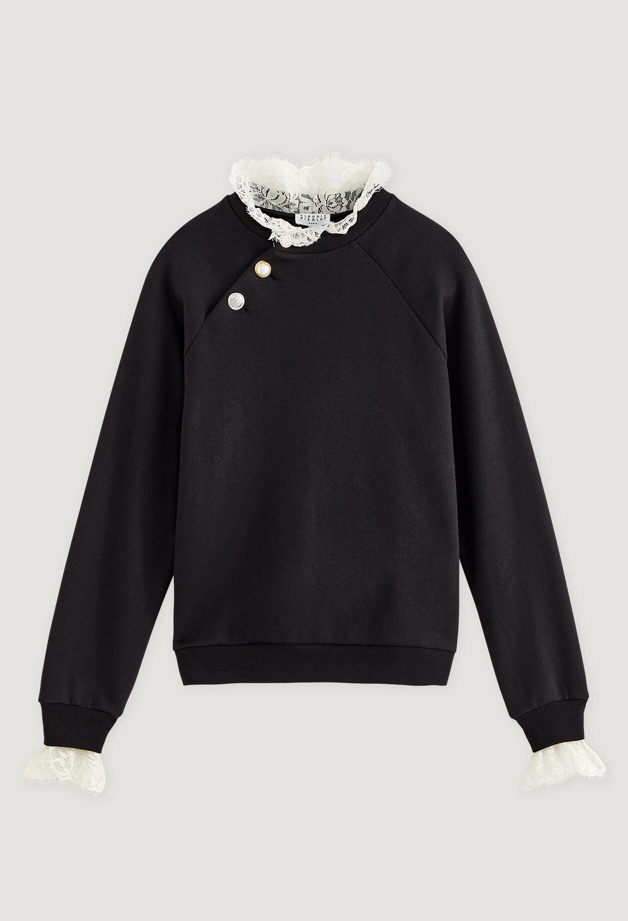 Sweatshirt with collar Sweatshirt with collar