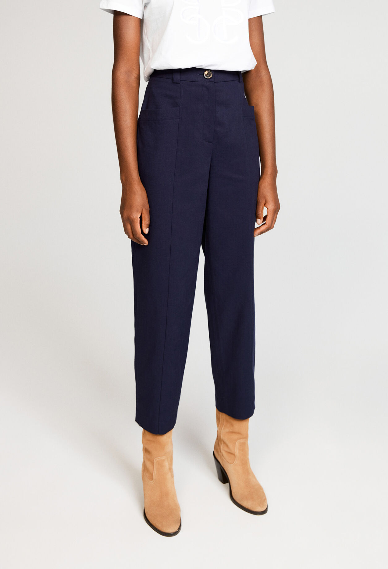 Straight fit trousers Straight fit trousers