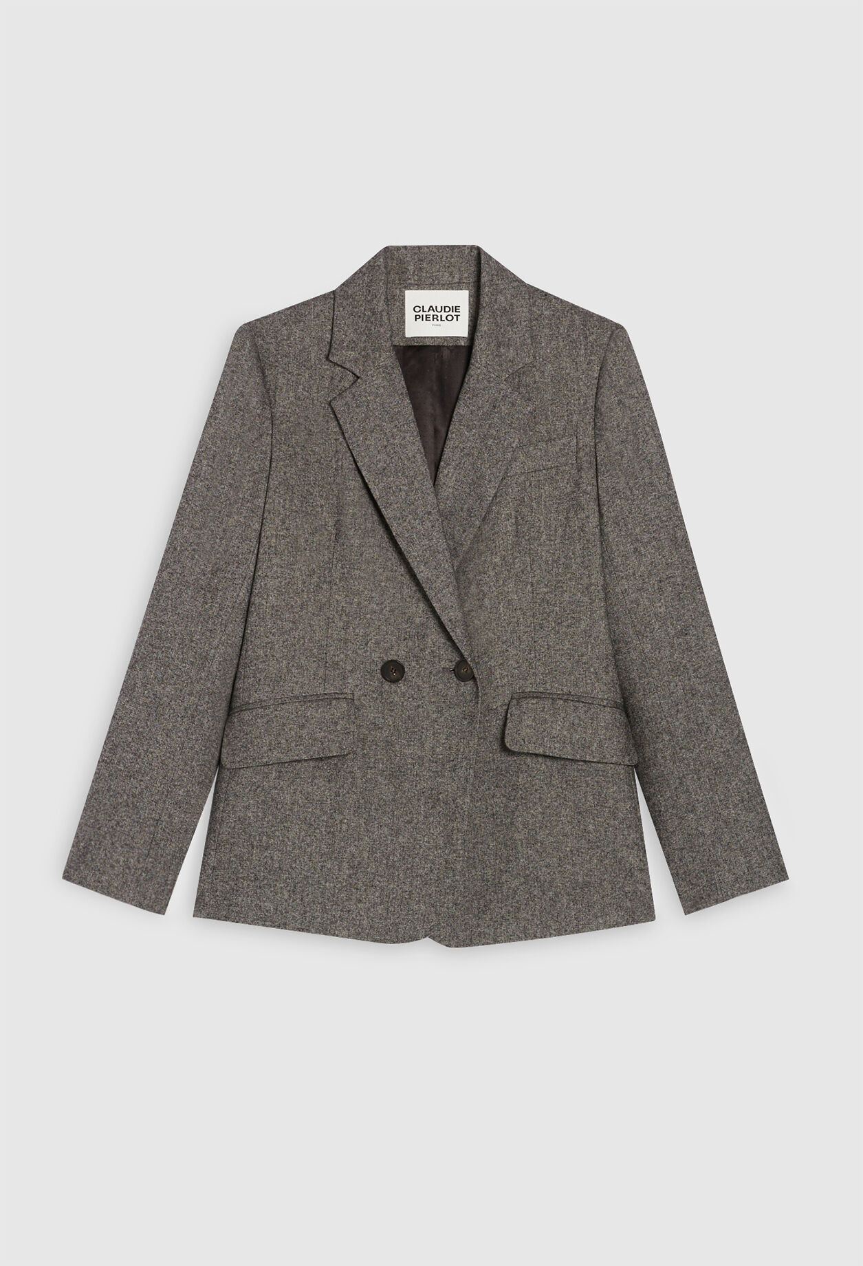 Veste gris chiné tailleur Veste gris chiné tailleur