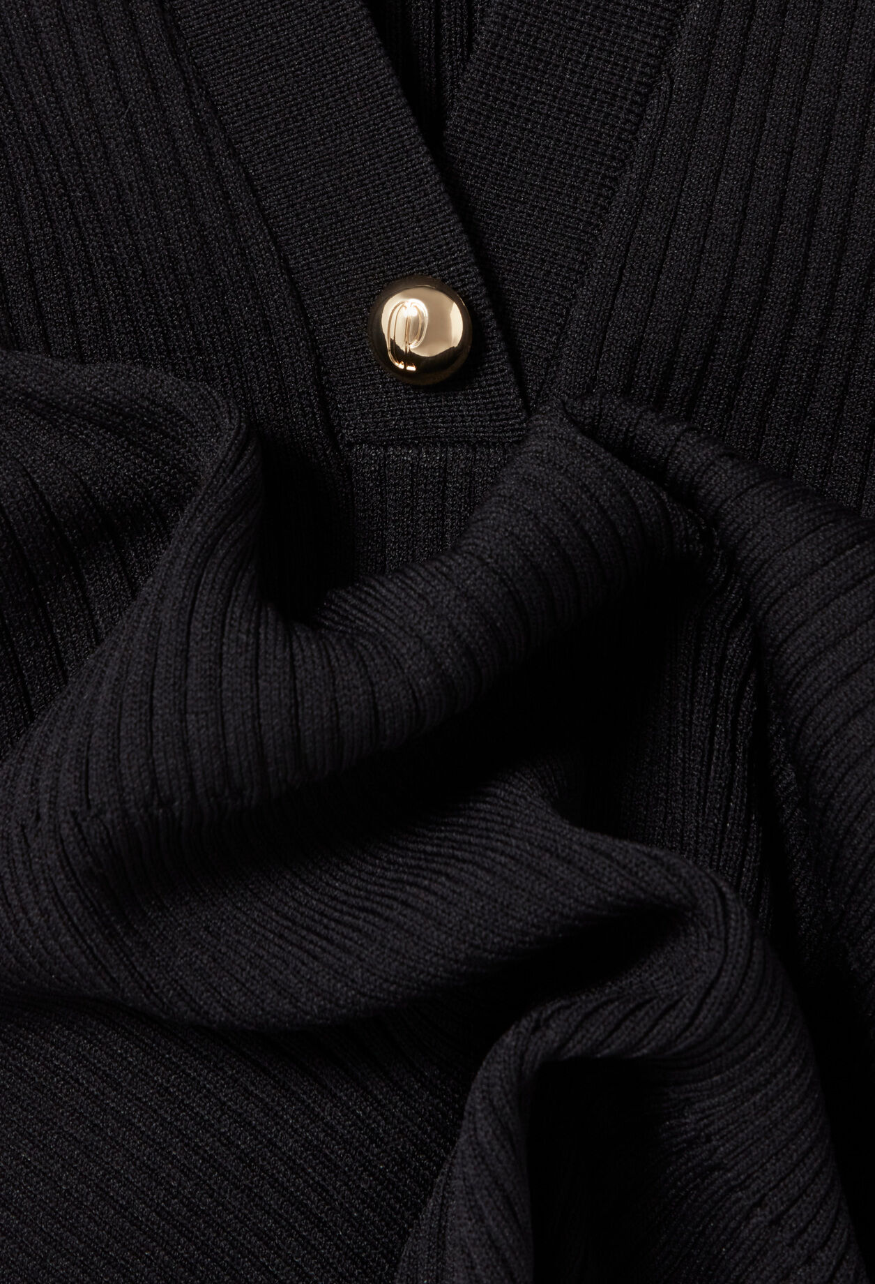 Shirt collar knit dress