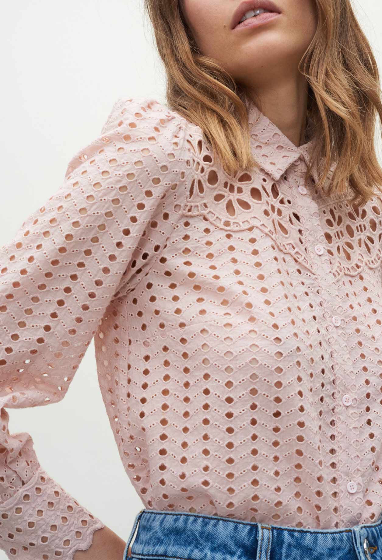Broderie anglaise shirt