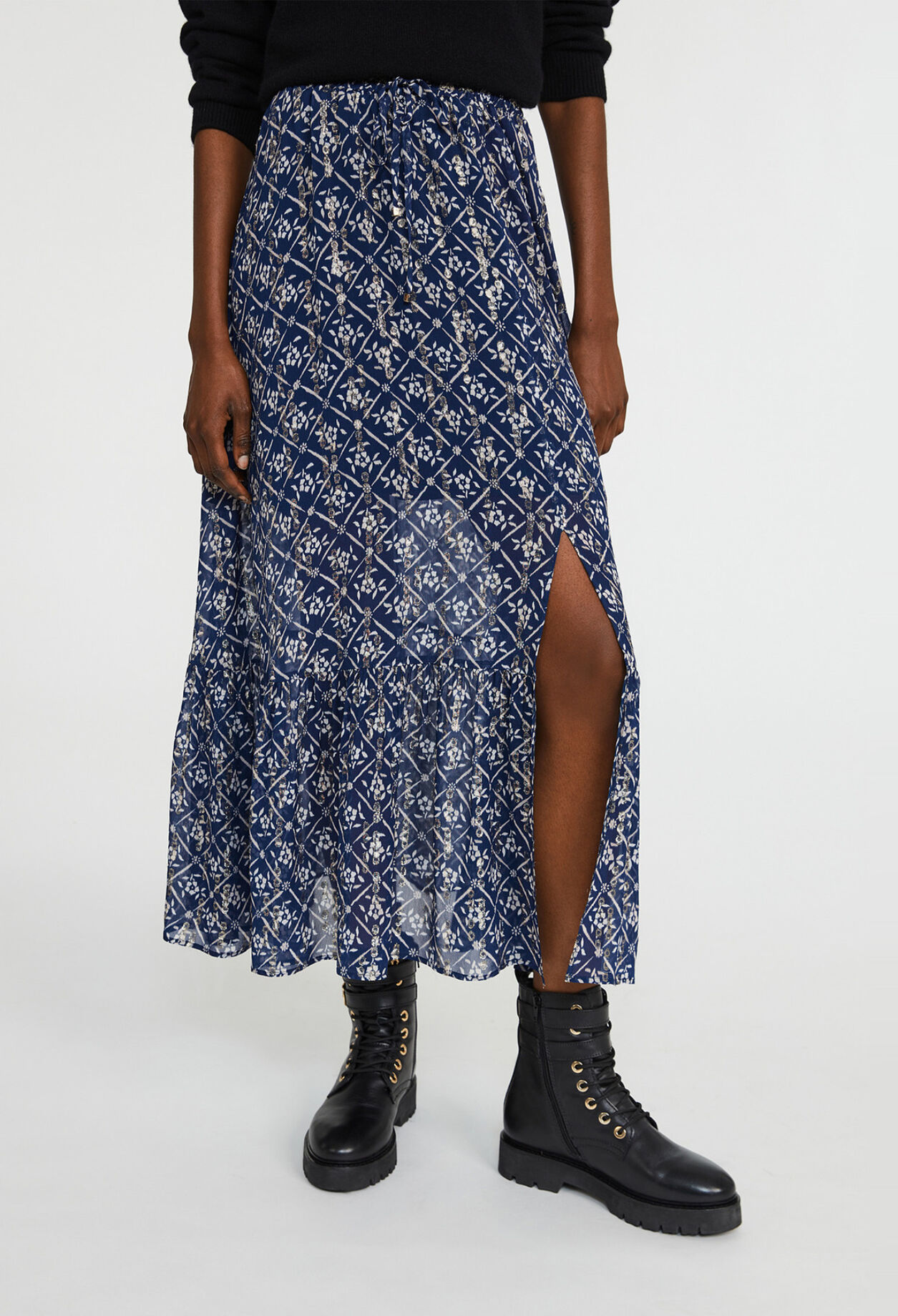Jupe longue fluide imprimée Jupe longue fluide imprimée