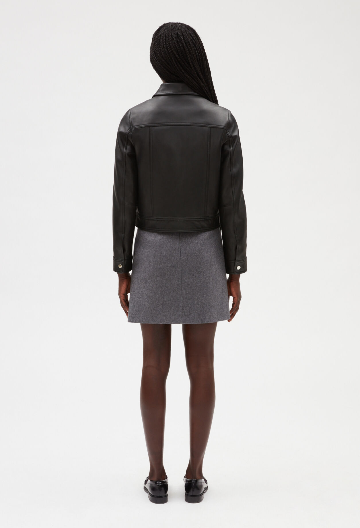 Black leather jacket Black leather jacket