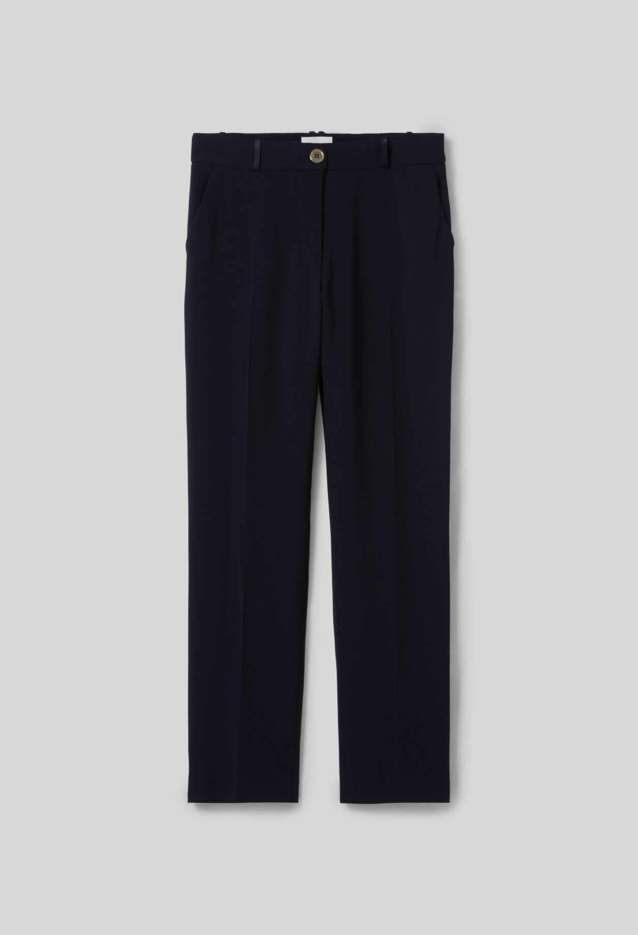 Plain tailored trousers