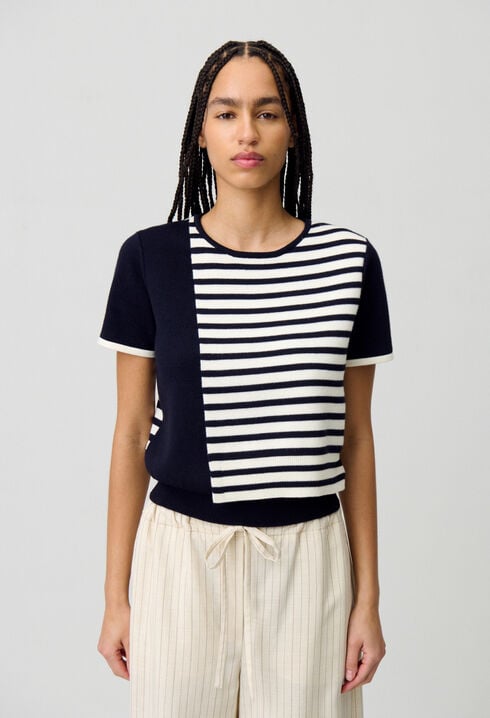 Short Striped Jumper
