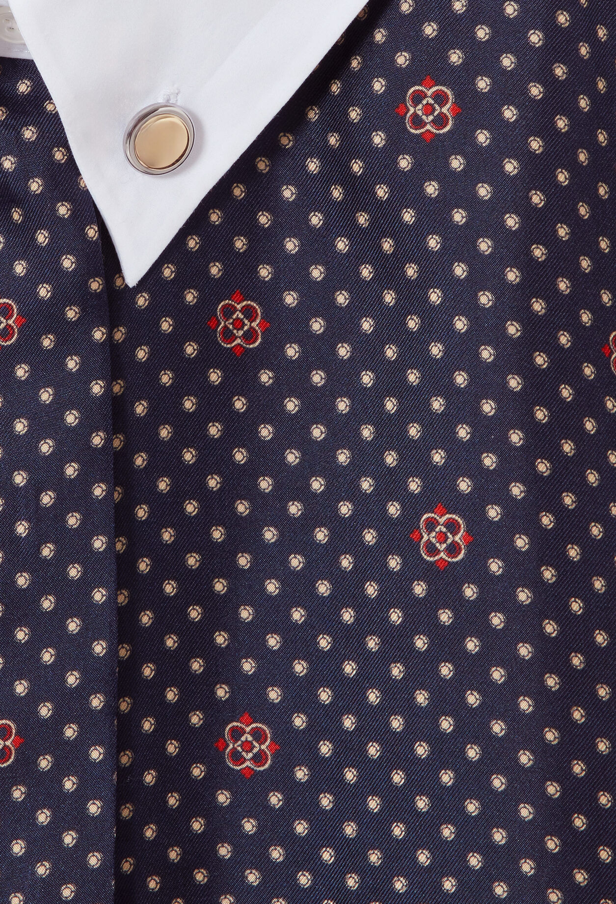 Printed silk shirt