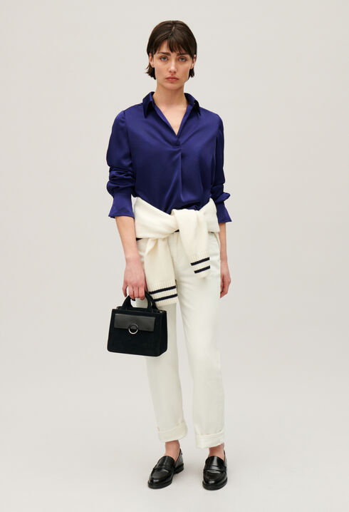 Floaty pleated blouse