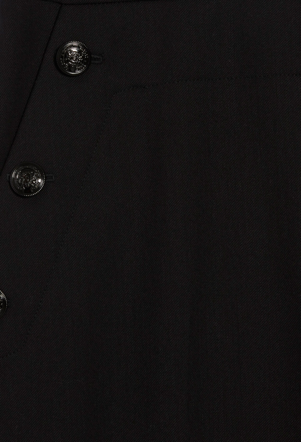 Black trousers with braces