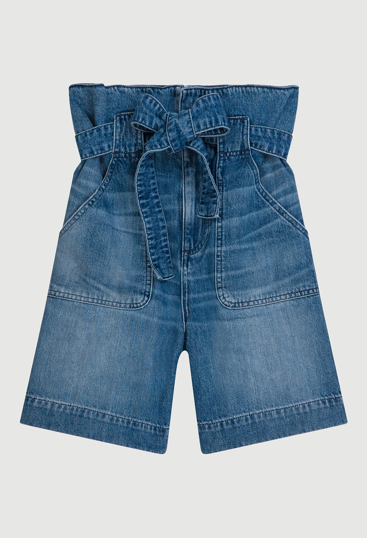 High-waist denim shorts High-waist denim shorts