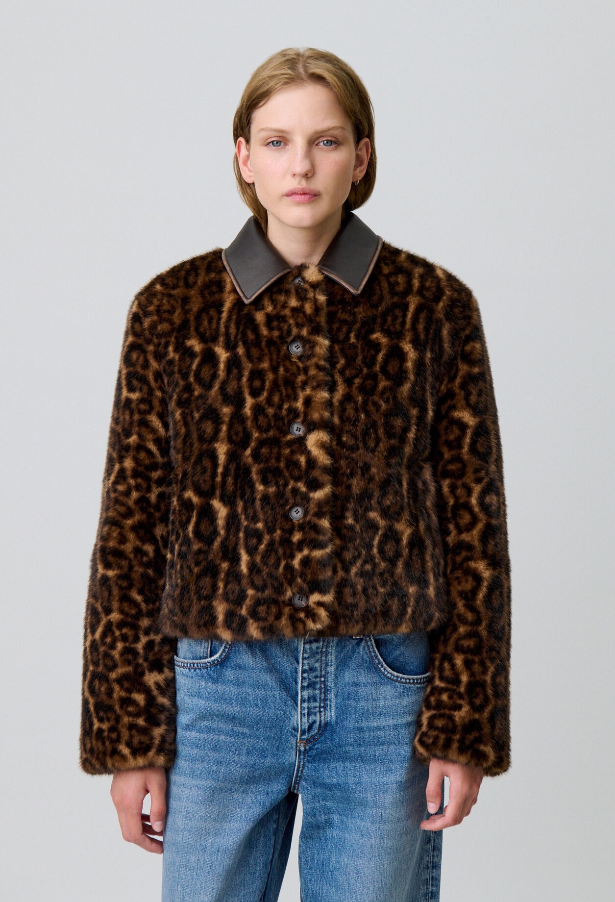 Leopard faux fur coat Leopard faux fur coat