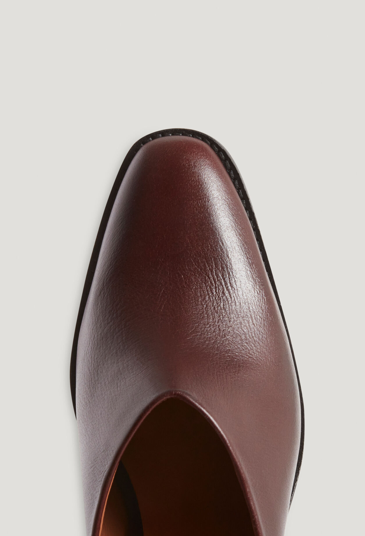 Brown mules with heels