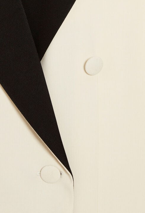 Two-tone suit jacket