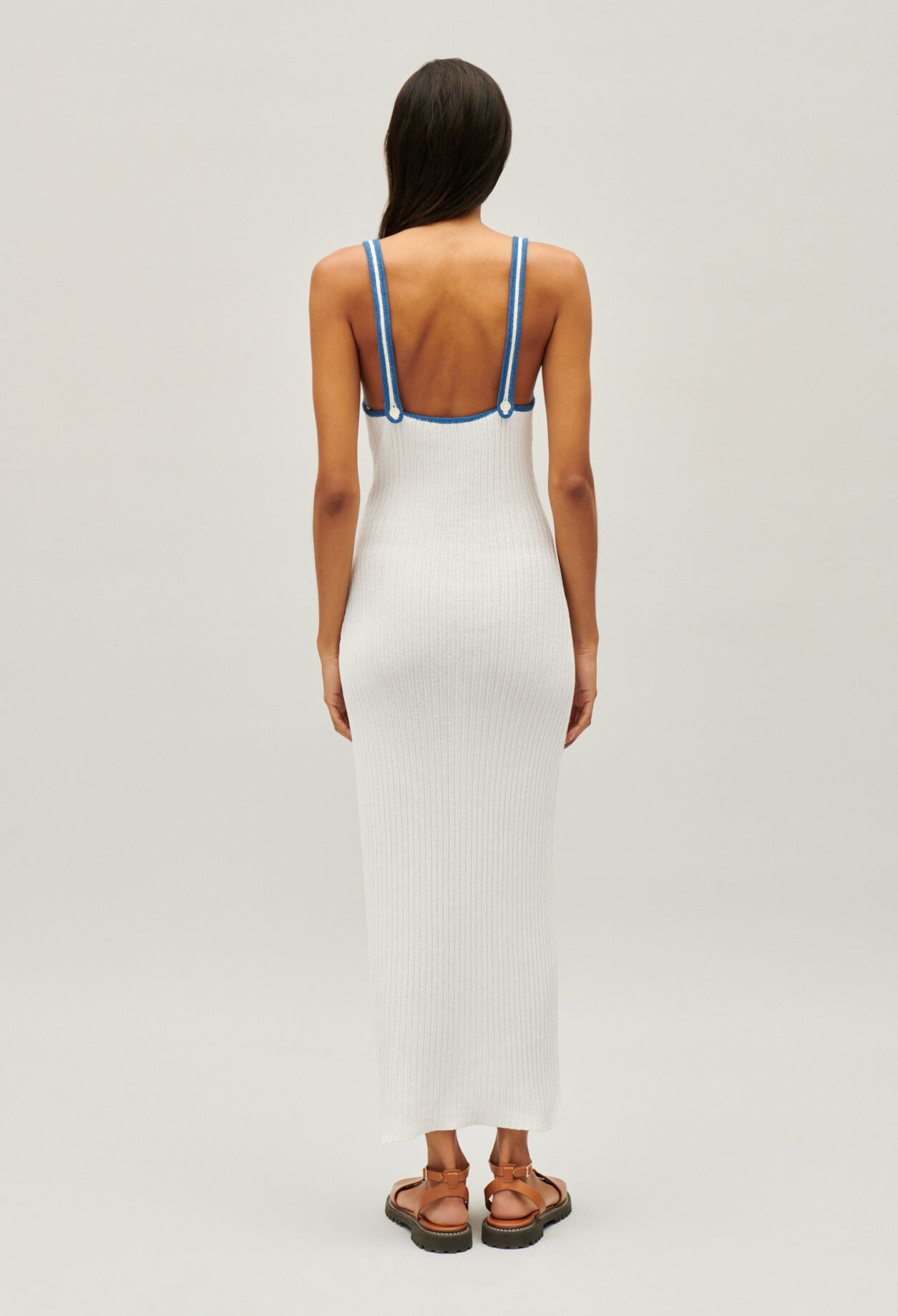 Cream crochet maxi dress