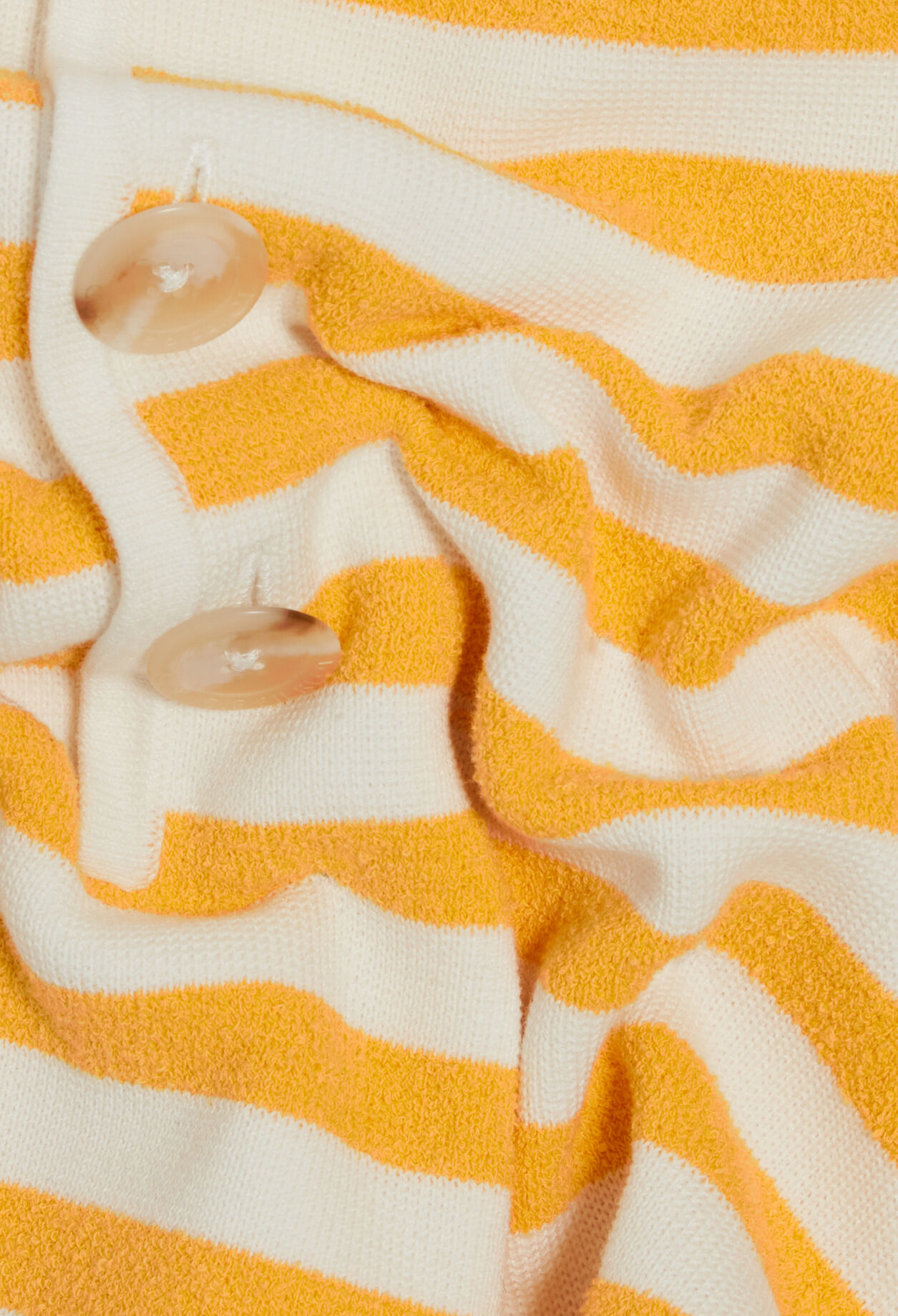 Stripey terry cloth shorts