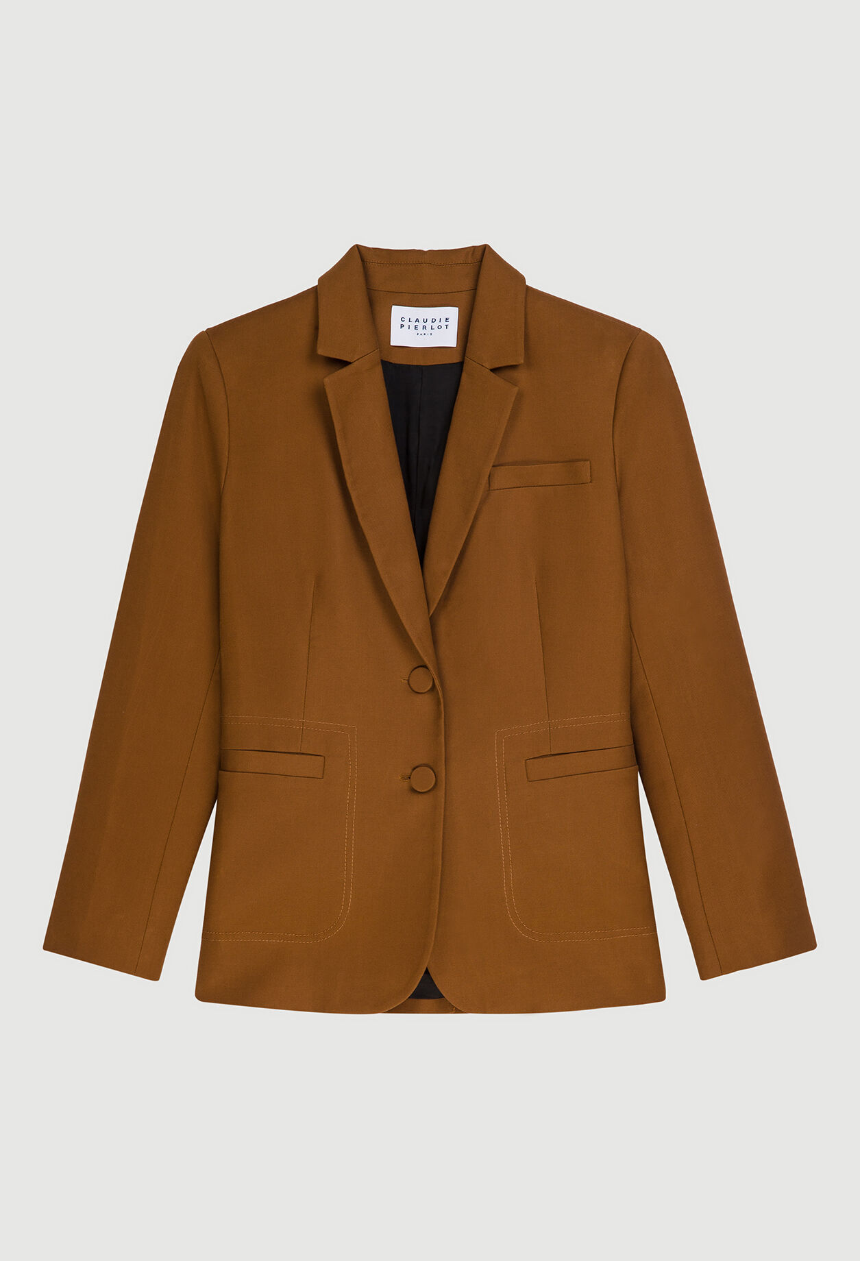 Topstitched tailored jacket Topstitched tailored jacket