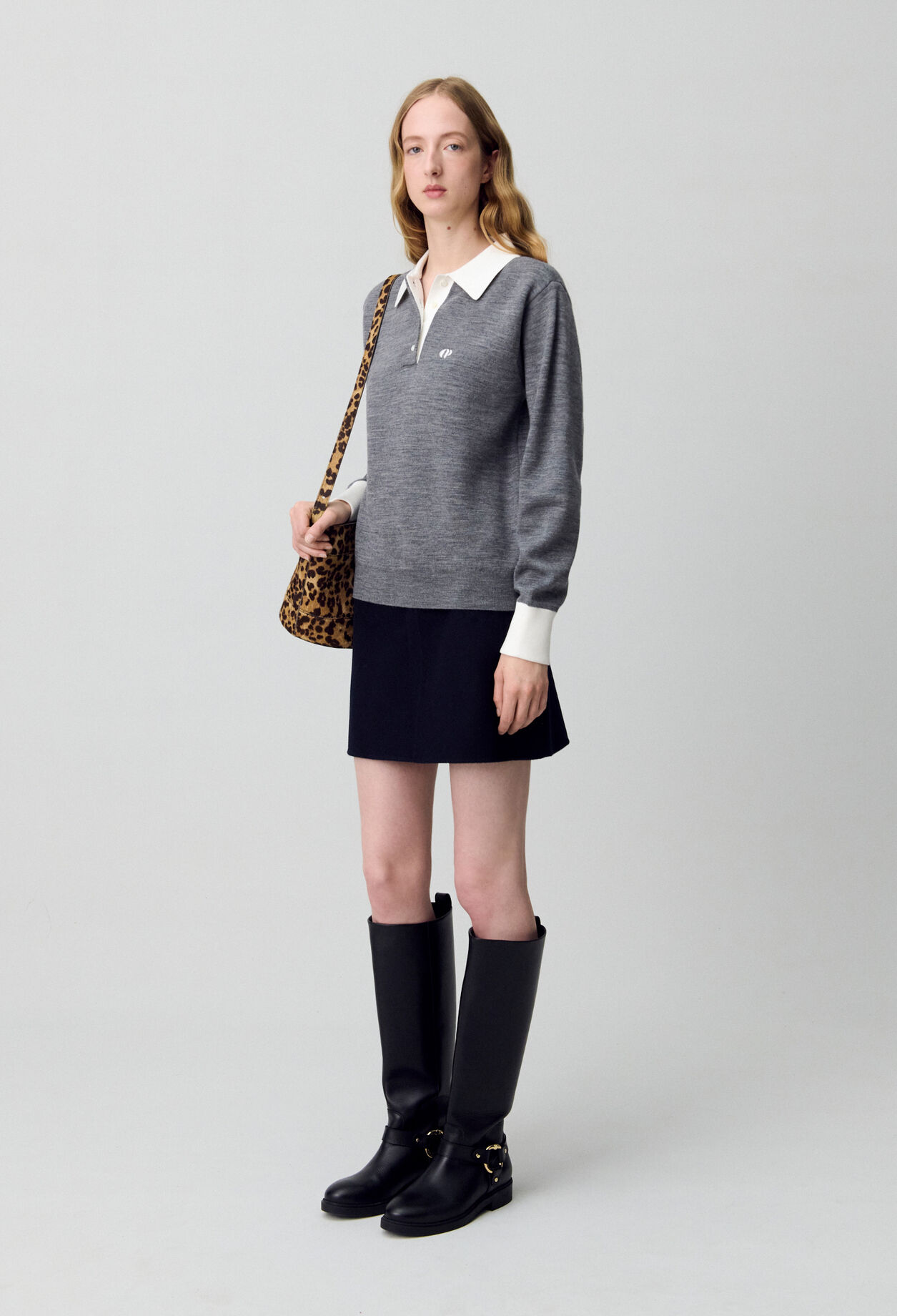Fine Knit Polo Sweater Fine Knit Polo Sweater