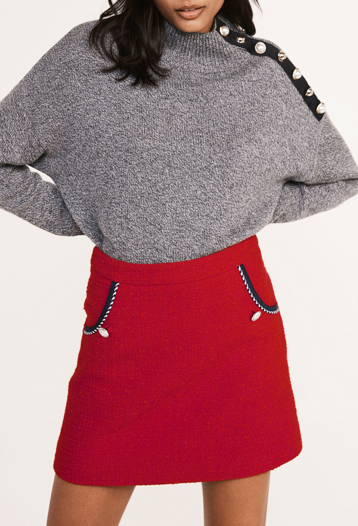 Tweed mini skirt Tweed mini skirt