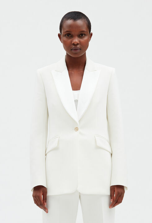 White suit jacket