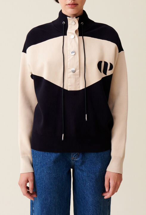Minimum half-zip sweatshirt