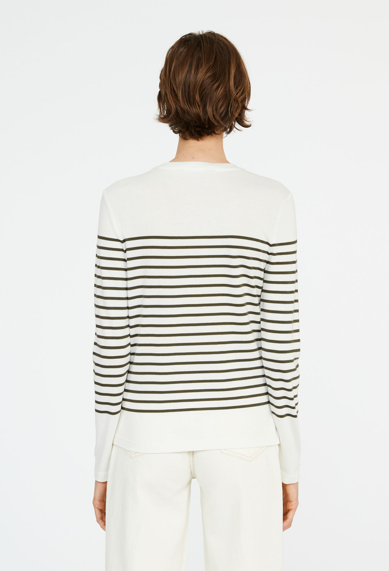 Breton t-shirt with buttons