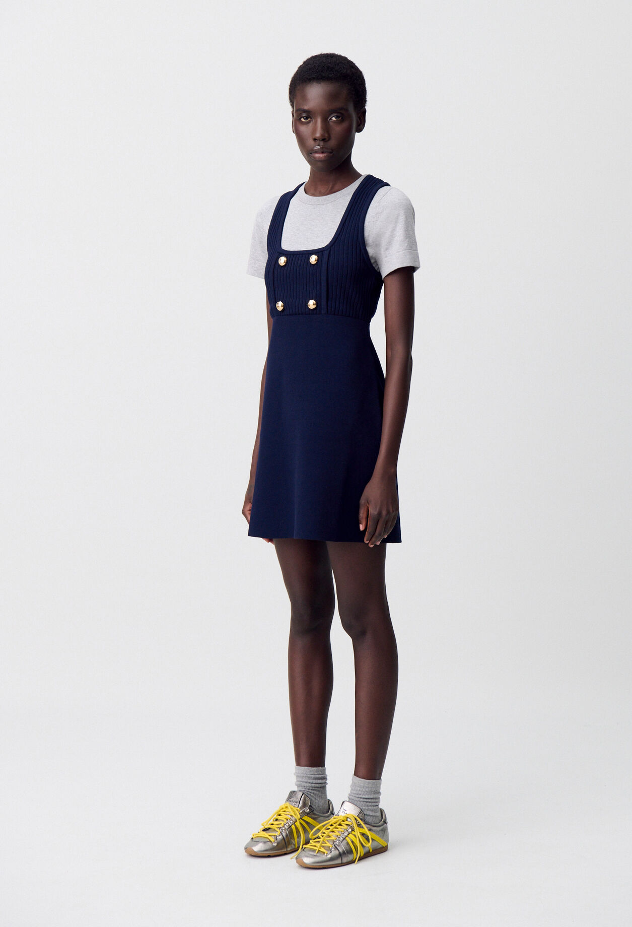 Short Knit T-Shirt Dress Short Knit T-Shirt Dress