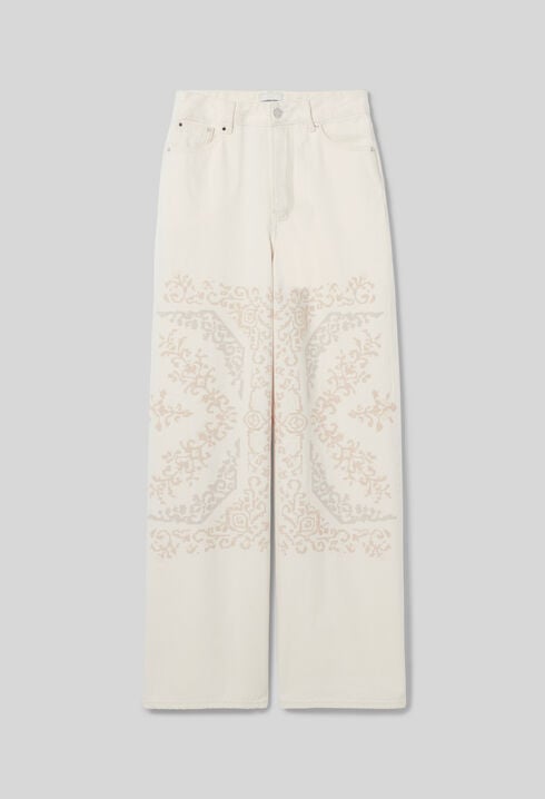 CP Embroidered Denim Jeans