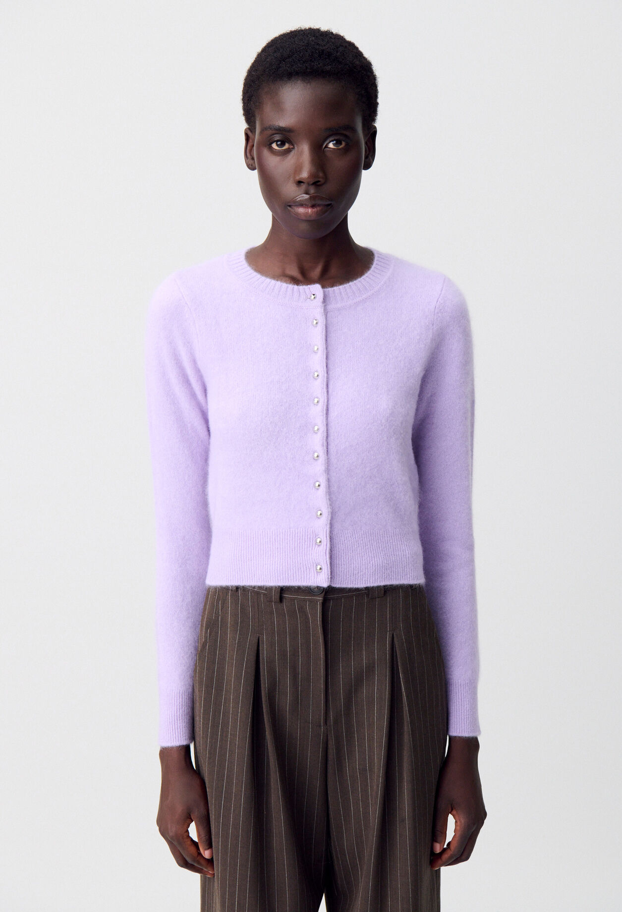 Brushed Knit Cardigan