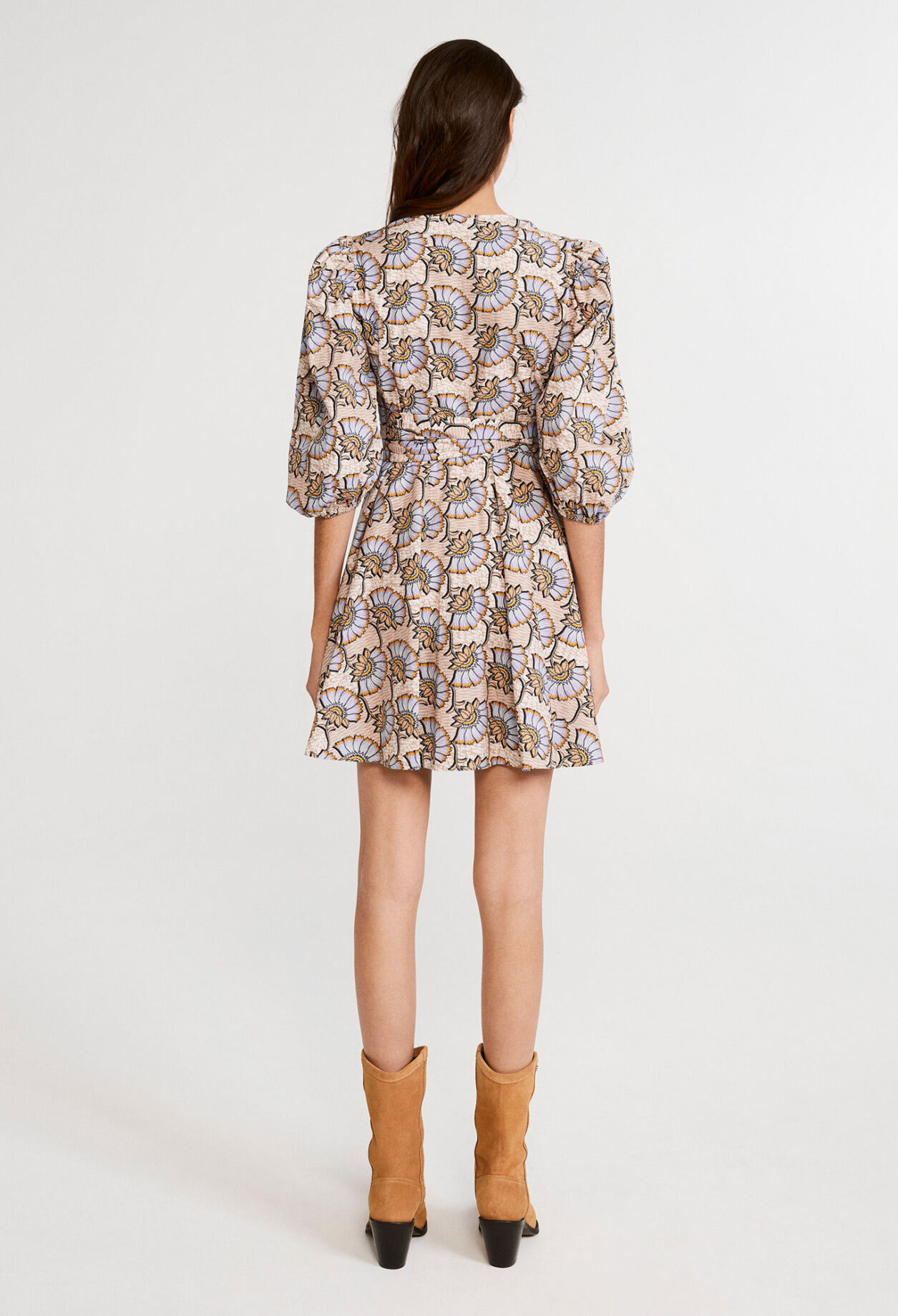 Organic cotton wrap dress Organic cotton wrap dress