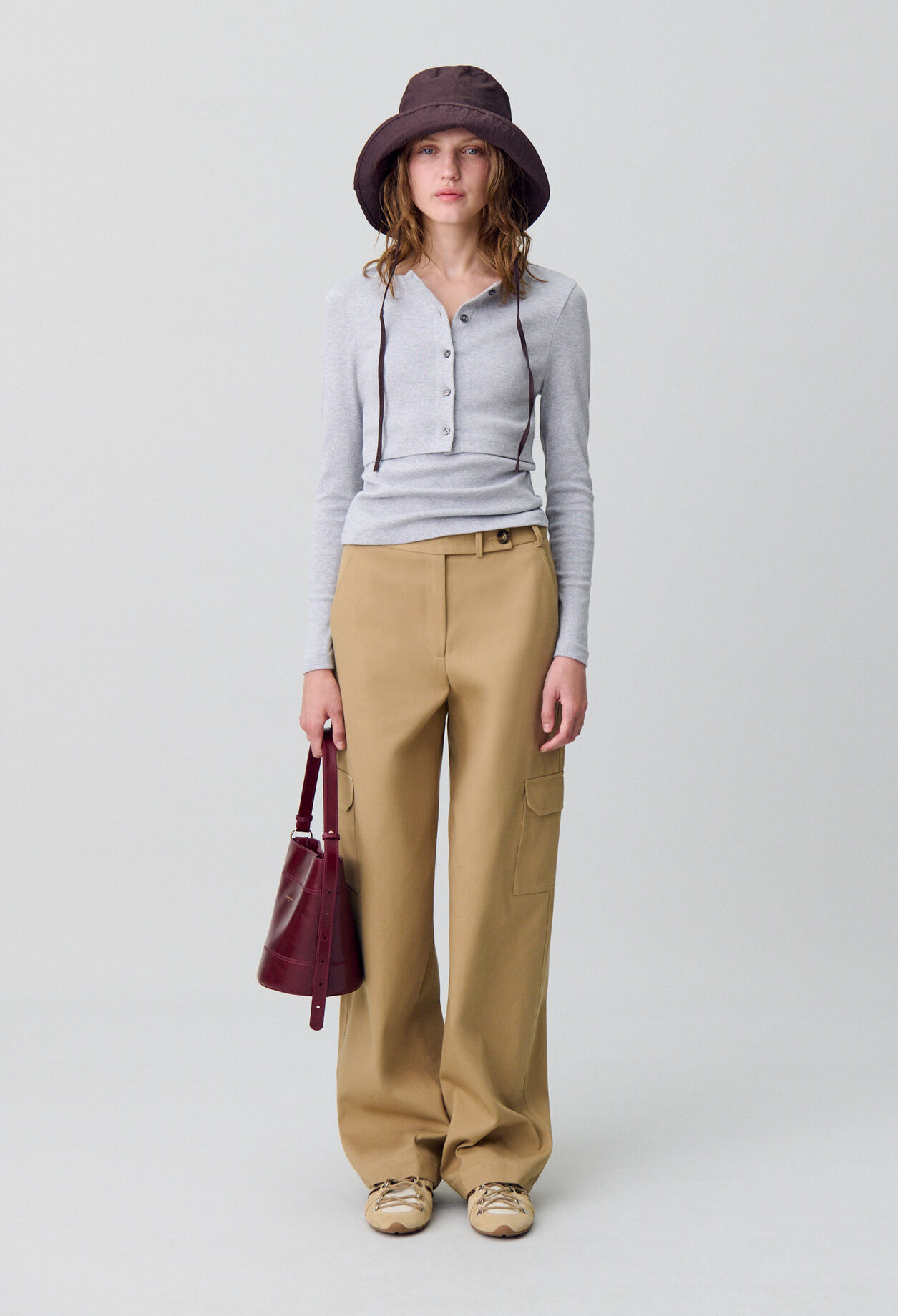 Cotton Cardigan T-Shirt Set Cotton Cardigan T-Shirt Set