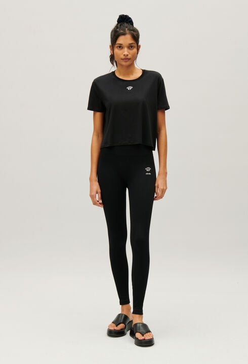 Claudie x Circle cropped T-shirt