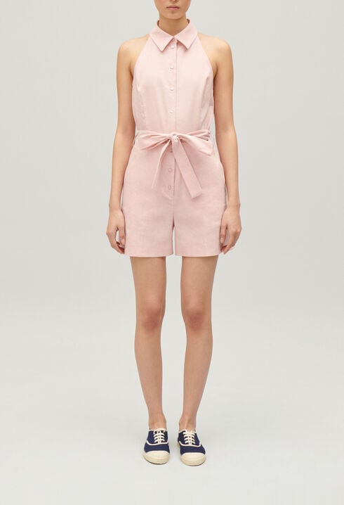 Belted playsuit