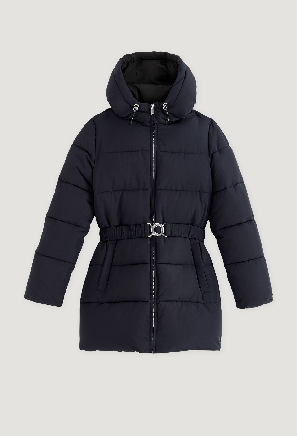 Padded coat with hood