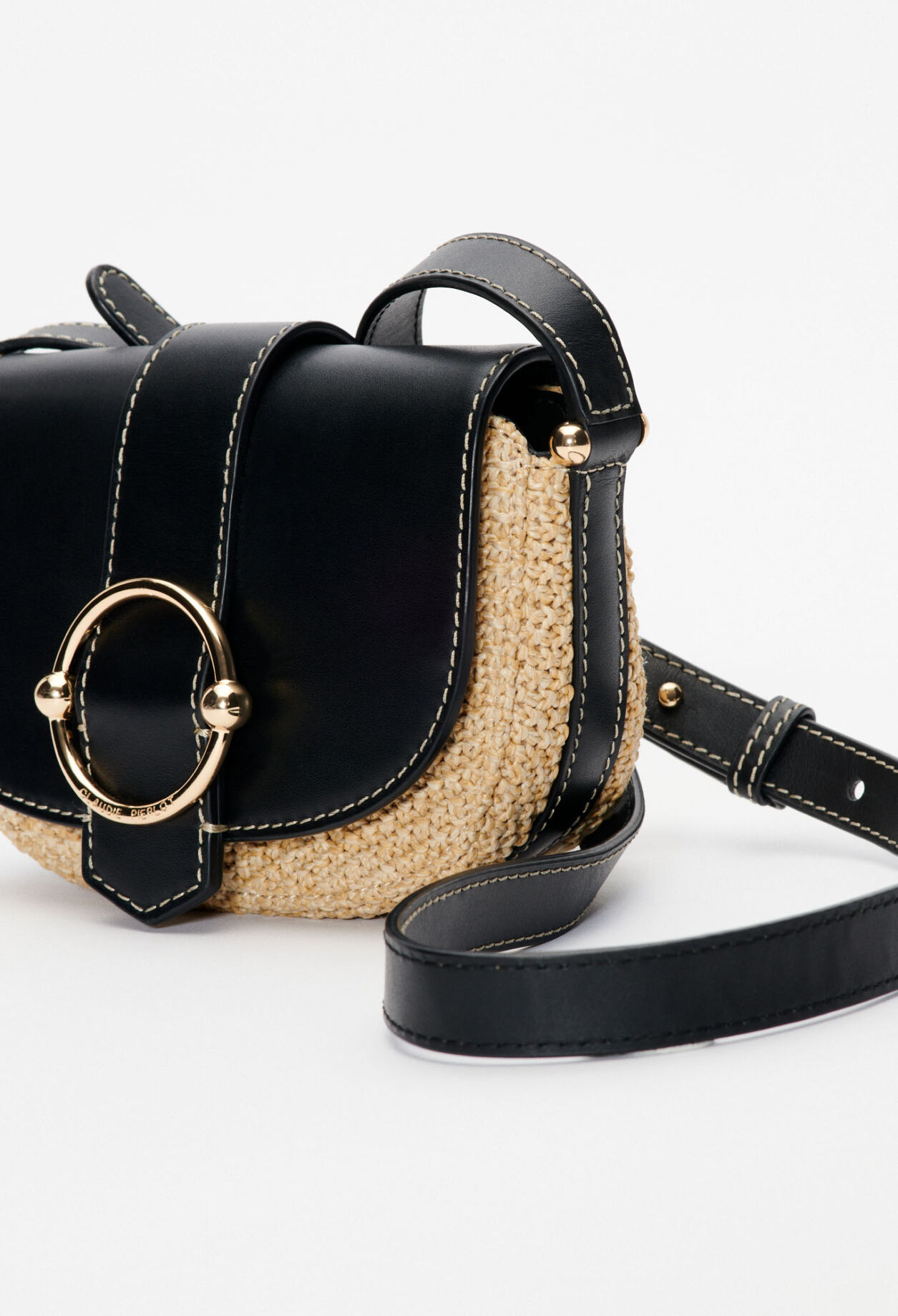 Leather messenger bag