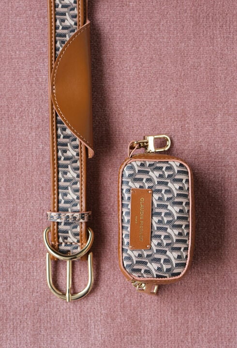 Monogrammed CP dog collar