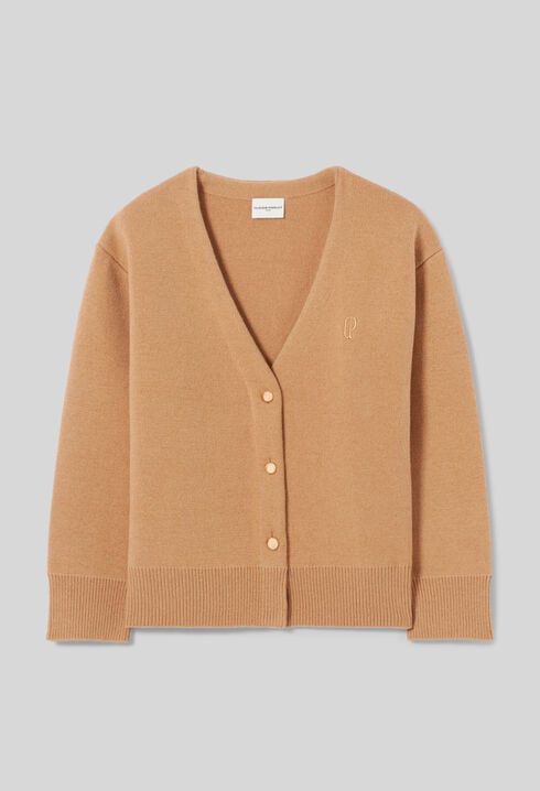 Oversized knit cardigan