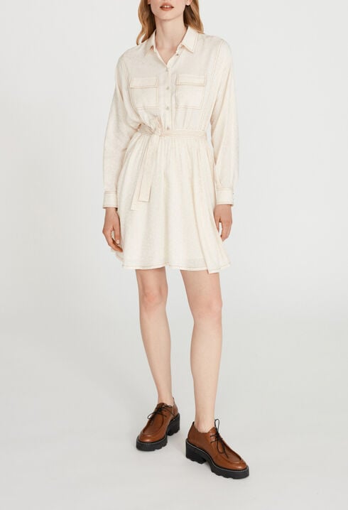 Robe fluide façon chemise