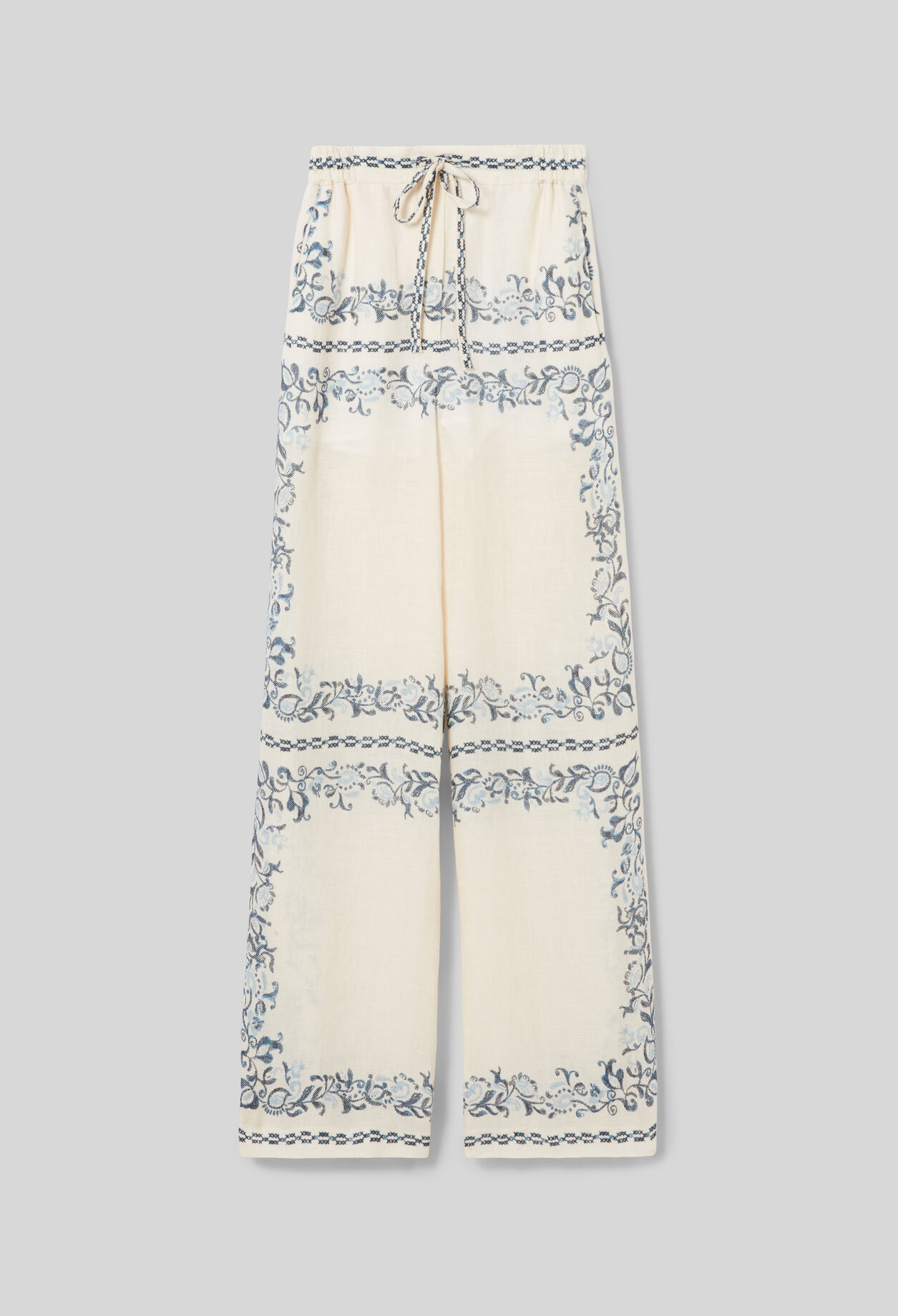 Flowy linen trousers