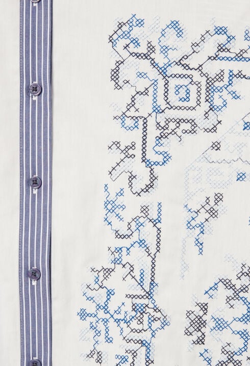 Striped cotton shirt