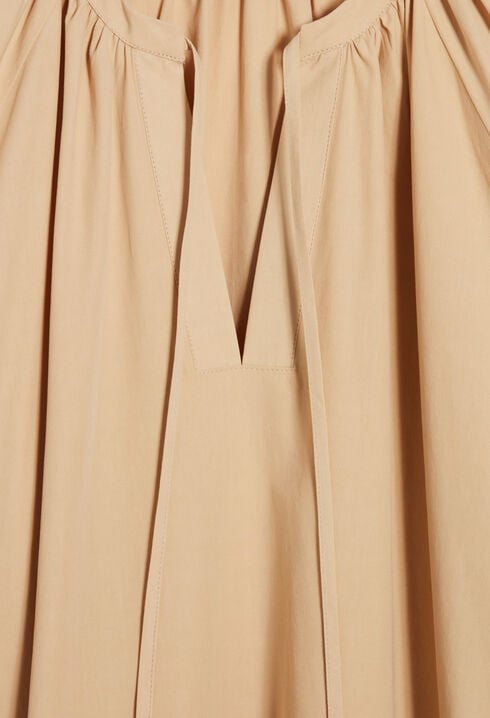 Sand oversized maxi dress