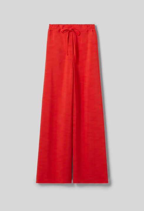 String wide-leg trousers