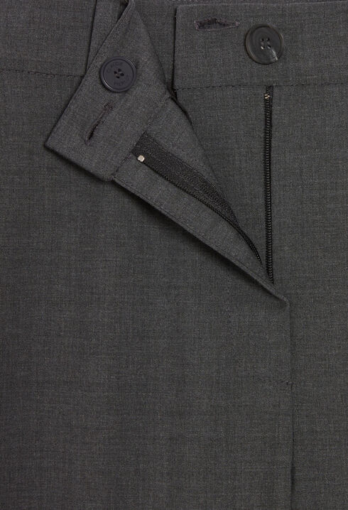 Flecked grey suit trousers